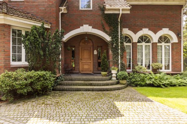 Brick Entryway Construction