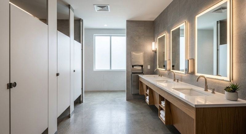 Industrial Bathroom Renovation in Arvada, CO