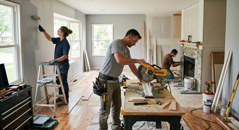 Living Room Remodeling in Alpharetta, GA